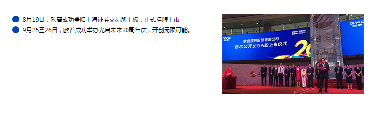 節能燈包裝歐普公司上市圖